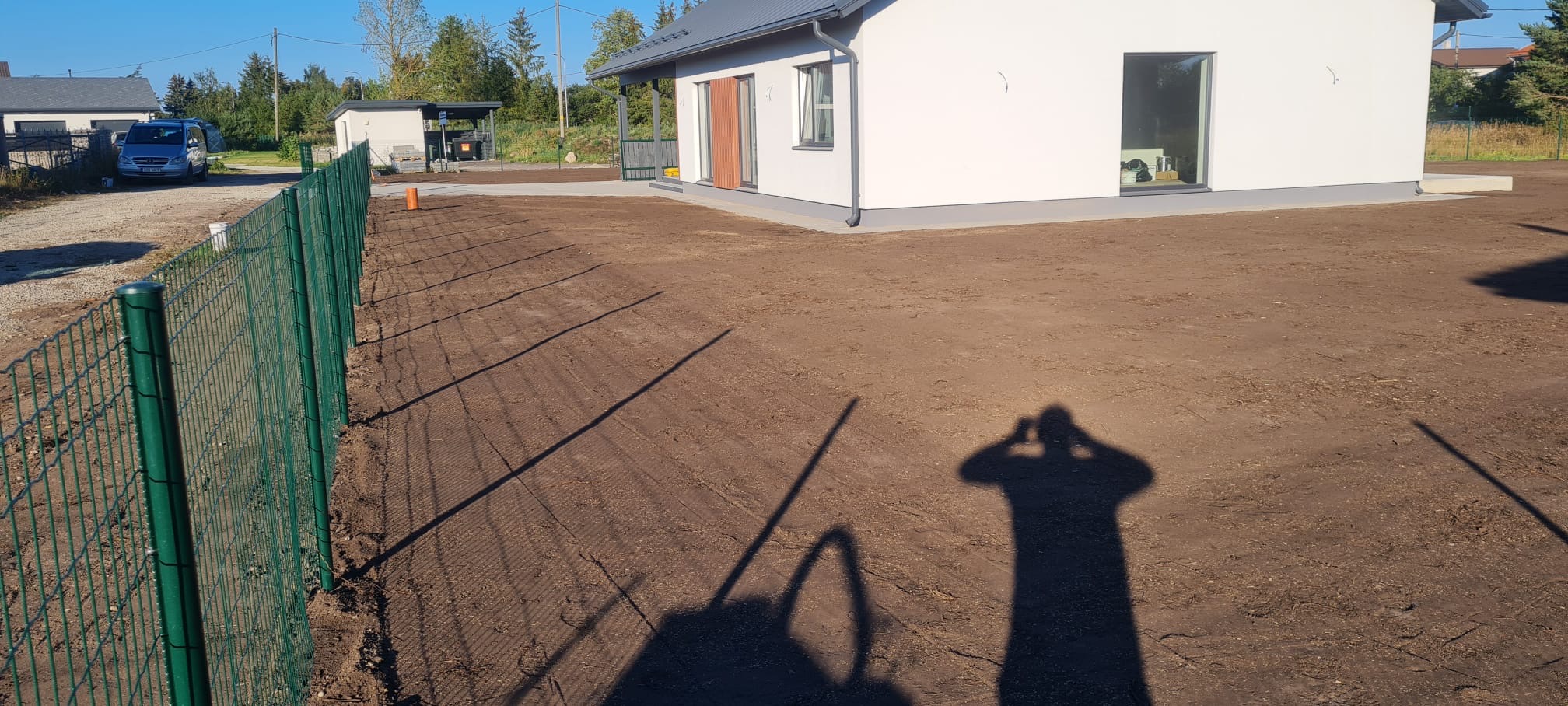 Muru rajamine uue maja krundile